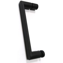 Душевой уголок 140х60 см Abber Schwarzer Diamant AG30140B5-S60B5 прозрачное