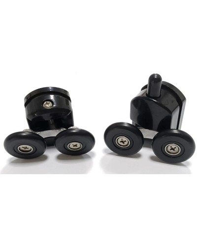 Душевой уголок 140х50 см Abber Schwarzer Diamant AG30140BH-S50B-S50B прозрачное