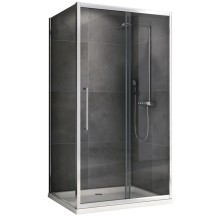 Душевой уголок 140х50 см Abber Schwarzer Diamant AG30140H-S50 прозрачное