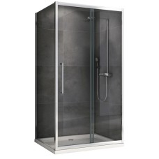 Душевой уголок 140х50 см Abber Schwarzer Diamant AG30140H-S50 прозрачное