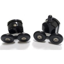 Душевой уголок 150х50 см Abber Schwarzer Diamant AG30150B-S50B-S50B прозрачное