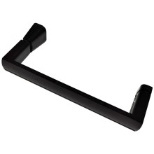 Душевой уголок 150х60 см Abber Schwarzer Diamant AG30150B5-S60B5 прозрачное