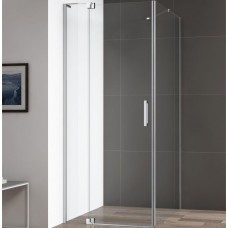 Душевой уголок Cezares Slider АН-1 100/110х90 профиль Хром стекло прозрачное