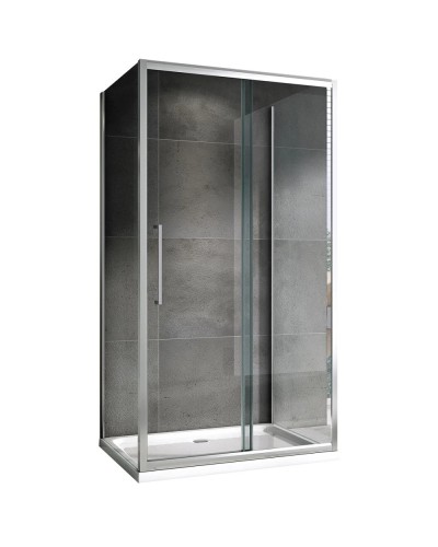 Душевой уголок 150х60 см Abber Schwarzer Diamant AG30150H-S60-S60 прозрачное