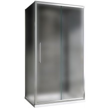 Душевой уголок 150х50 см Abber Schwarzer Diamant AG30150MH-S50M-S50M матовое