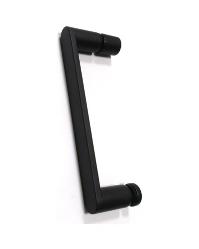 Душевой уголок 160х50 см Abber Schwarzer Diamant AG30160B-S50B прозрачное