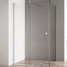 Душевой уголок Cezares Stream AH-1 120x100 профиль Хром стекло прозрачное