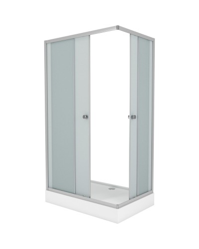 Душевой уголок с поддоном 100х80х195 см Niagara NG-018-14Q матовое