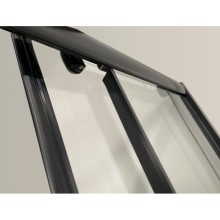 Душевой уголок с поддоном 100х80х195 см Niagara NG-018-14QBLACK интимато