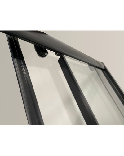 Душевой уголок с поддоном 100х80х195 см Niagara NG-018-14QBLACK интимато