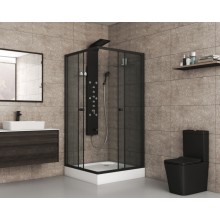 Душевой уголок с поддоном 100х100х195 см Niagara NG-010-14QT тонированное