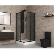 Душевой уголок с поддоном 100х100х195 см Niagara NG-010-14QT тонированное
