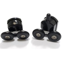 Душевой уголок 160х60 см Abber Schwarzer Diamant AG30160B-S60B-S60B прозрачное