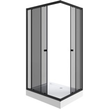 Душевой уголок с поддоном 100х80х195 см Niagara NG-018-14QT тонированное