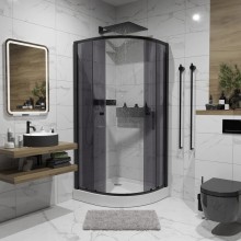 Душевой уголок с поддоном 90х90х195 см Niagara NG-007-14T тонированное