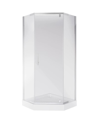 Душевой уголок с поддоном 90х90х195 см Niagara NG-009-14D прозрачное