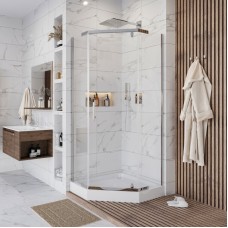 Душевой уголок с поддоном 90х90х195 см Niagara NG-009-14D прозрачное