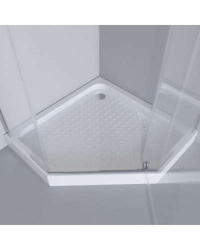 Душевой уголок с поддоном 90х90х195 см Niagara NG-009-14D прозрачное