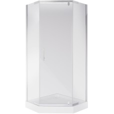 Душевой уголок с поддоном 100х100х195 см Niagara NG-010-14D прозрачное