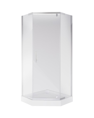 Душевой уголок с поддоном 100х100х195 см Niagara NG-010-14D прозрачное