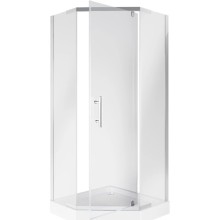 Душевой уголок с поддоном 100х100х195 см Niagara NG-010-14D прозрачное