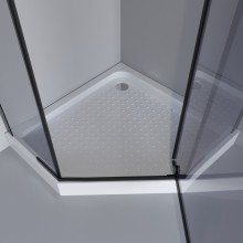 Душевой уголок с поддоном 100х100х195 см Niagara NG-010-14DT тонированное