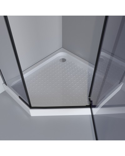 Душевой уголок с поддоном 100х100х195 см Niagara NG-010-14DT тонированное