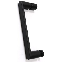 Душевой уголок 170х60 см Abber Schwarzer Diamant AG30170B-S60B-S60B прозрачное