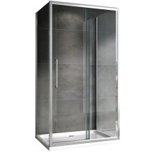 Душевой уголок 170х50 см Abber Schwarzer Diamant AG30170H-S50-S50 прозрачное