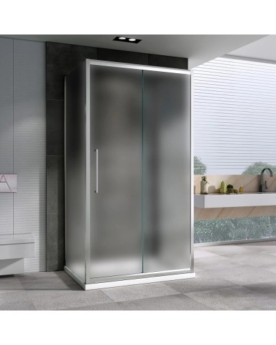 Душевой уголок 170х50 см Abber Schwarzer Diamant AG30170MH-S50M-S50M матовое