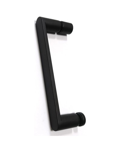 Душевой уголок 180х50 см Abber Schwarzer Diamant AG30180B-S50B-S50B прозрачное