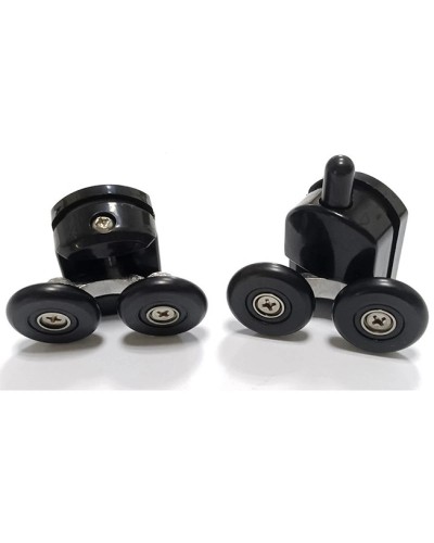 Душевой уголок 180х60 см Abber Schwarzer Diamant AG30180BH-S60B-S60B прозрачное