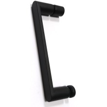 Душевой уголок 170х50 см Abber Schwarzer Diamant AG30170B-S50B-S50B прозрачное