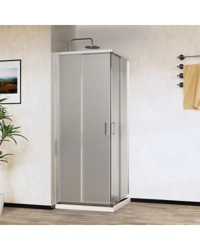 Душевой уголок 80х80 см Vincea City VSS-5CT800MT текстурное