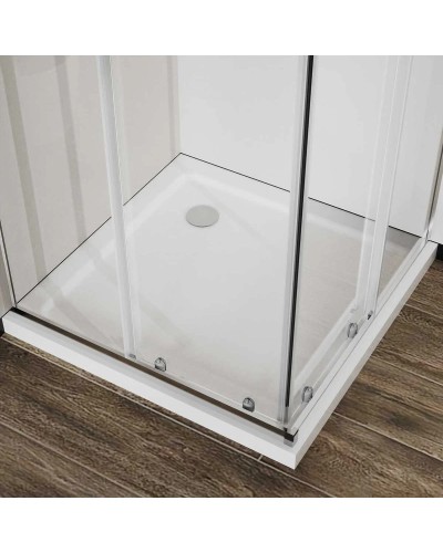 Душевой уголок 80х80 см Vincea City VSS-5CT800CL прозрачное