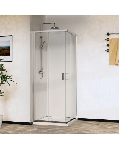 Душевой уголок 100х80 см Vincea City VSS-5CT8010CL прозрачное