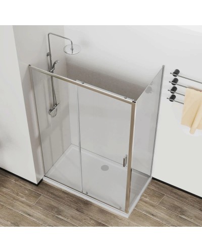 Душевой уголок 120х90 см Vincea City VSR-5CT9012CL прозрачное