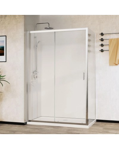 Душевой уголок 120х90 см Vincea City VSR-5CT9012CL прозрачное