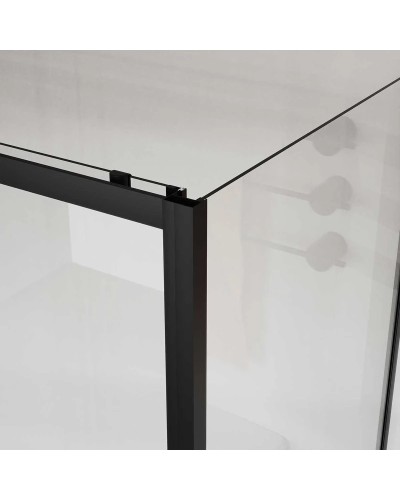 Душевой уголок 120х90 см Vincea City VSR-5CT9012CLB прозрачное