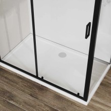 Душевой уголок 120х90 см Vincea City VSR-5CT9012CLB прозрачное