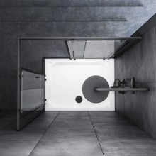 Душевой уголок 120х90 см Am.Pm Gem W90G-404-120290-BT прозрачное