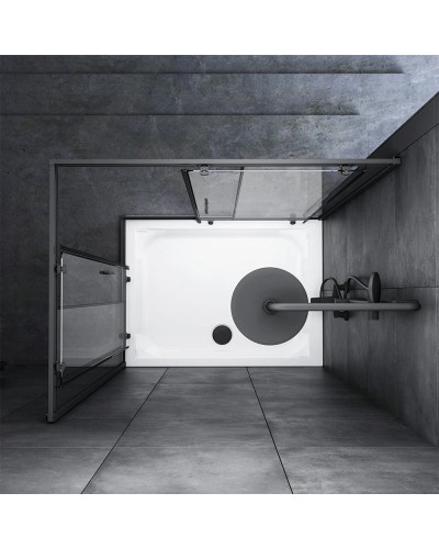 Душевой уголок 120х90 см Am.Pm Gem W90G-404-120290-BT прозрачное