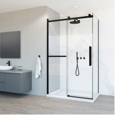 Душевой уголок 130х80 см Vincea Como Soft VSR-1CS8013CLB прозрачное
