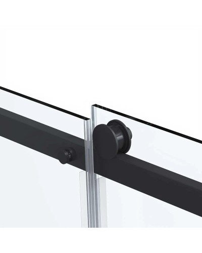 Душевой уголок 150х80 см Vincea Como Soft VSR-1CS8015CLB прозрачное