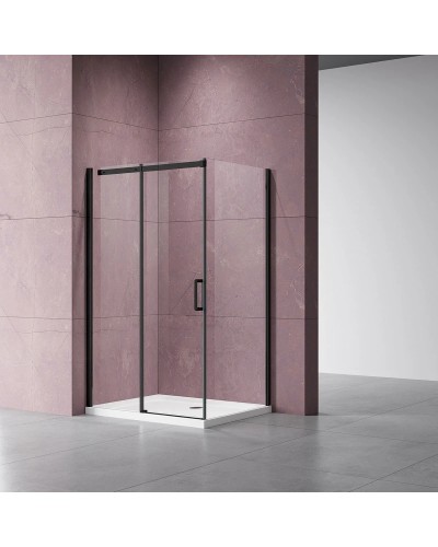 Душевой уголок 120х80 см Vincea Dice VSR-4D8012CLB прозрачное
