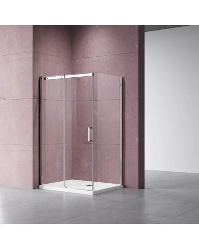Душевой уголок 130х80 см Vincea Dice VSR-4D8013CL прозрачное