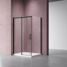 Душевой уголок 130х100 см Vincea Dice VSR-4D1013CLB прозрачное