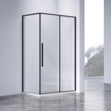 Душевой уголок 110х80 см Vincea Slim-N VSR-4SN8011CLB прозрачное