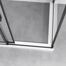 Душевой уголок 120х90 см Vincea Slim-N VSR-4SN9012CLB прозрачное