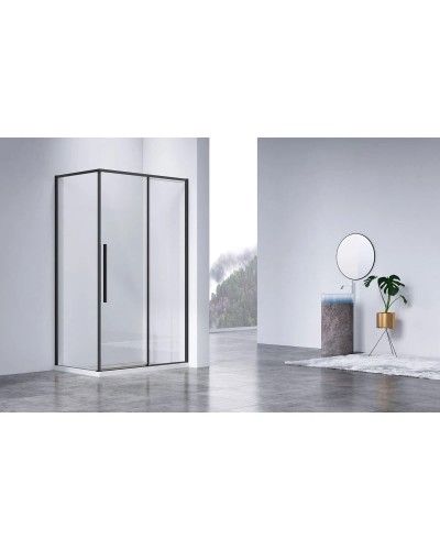 Душевой уголок 130х80 см Vincea Slim-N VSR-4SN8013CLB прозрачное